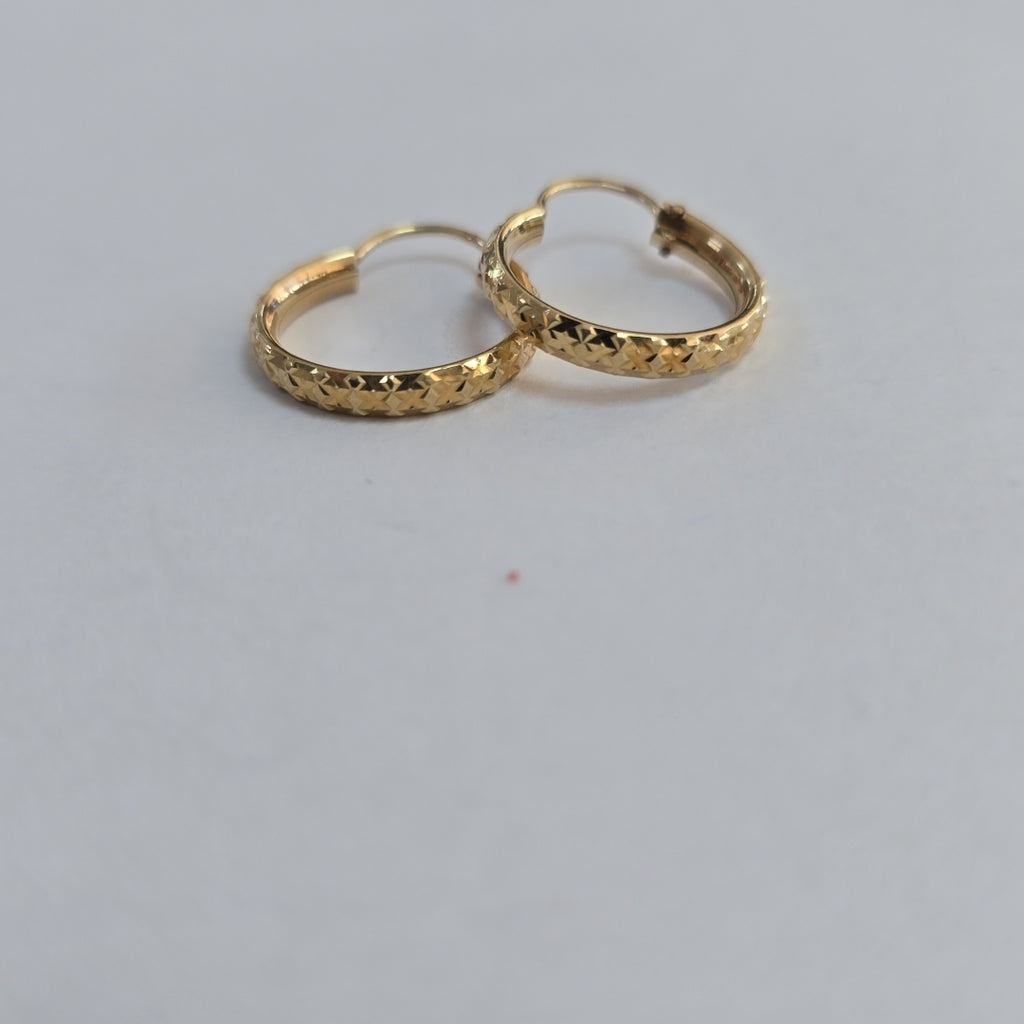 ARRACADAS PAR ORO 10 K 1.2 GRMS (SEMINUEVO)
