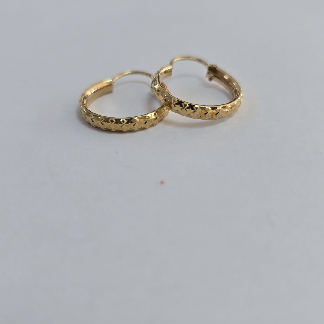 ARRACADAS PAR ORO 10 K 1.2 GRMS (SEMINUEVO)