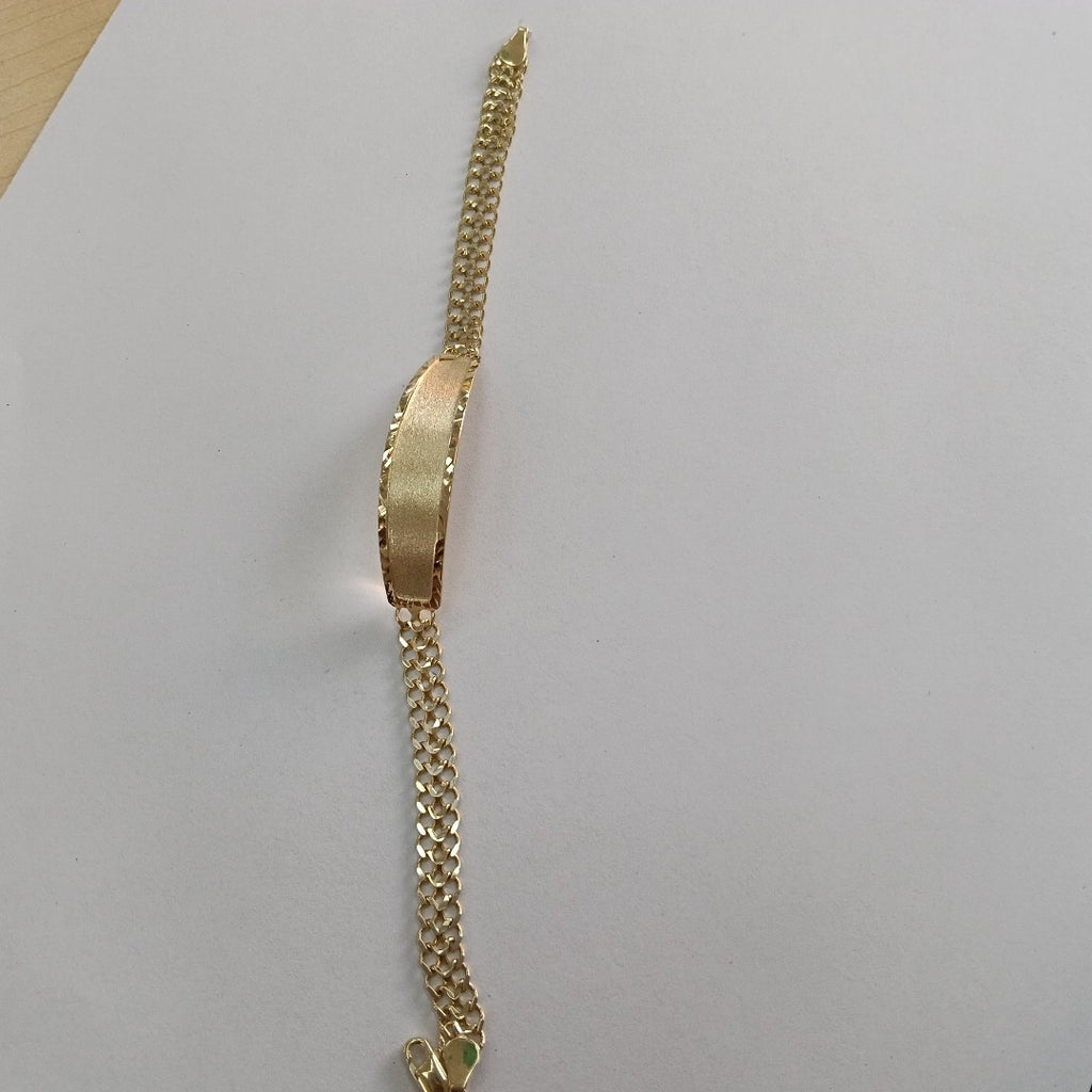 PULSERA ESCLAVA CHINO 14K 21 CM 9.7 GR (NUEVO)