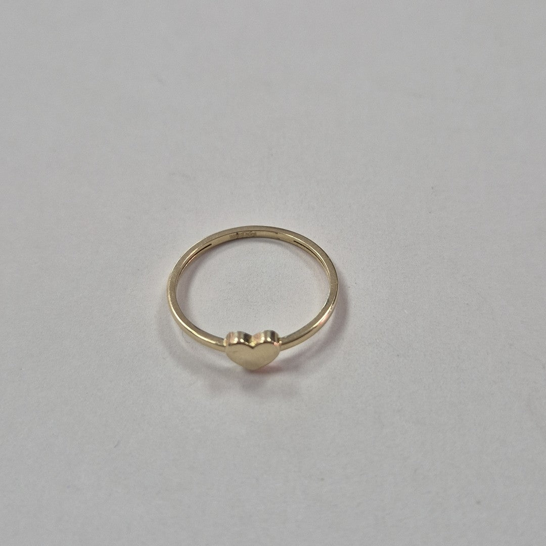 ANILLOS ANILLITO FIG CORAZON 10K TALLA 9 1.2 GR (NUEVO)