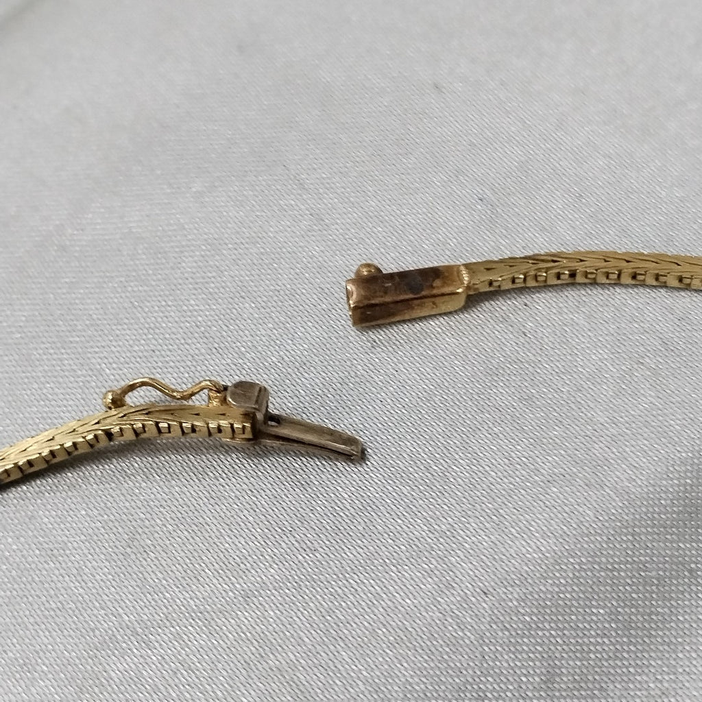 GARGANTILLA ORO, ORO COMBINADO 14 K 13.9 GRMS (SEMINUEVO)