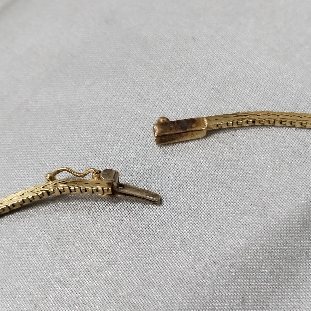 GARGANTILLA ORO, ORO COMBINADO 14 K 13.9 GRMS (SEMINUEVO)