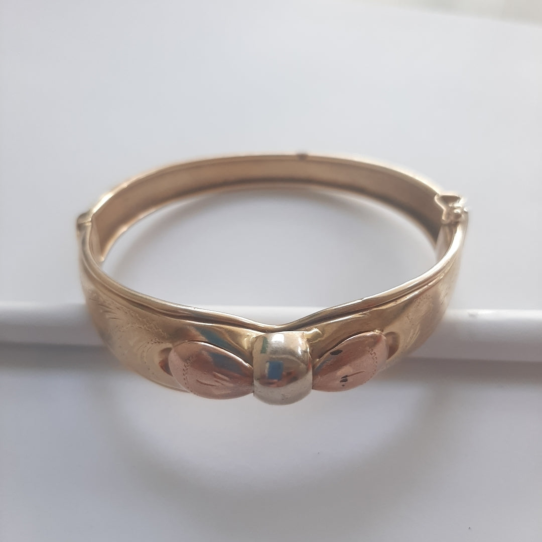 PULSERA RIGIDA ORO 14 K 17.4 GRMS (SEMINUEVO)