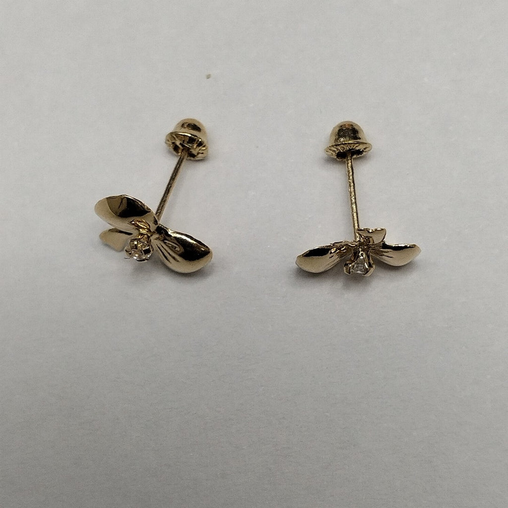 BROQUELES BROQUEL FIG MOÑO C CIRCONIA 14K 0.2441 GR (NUEVO)