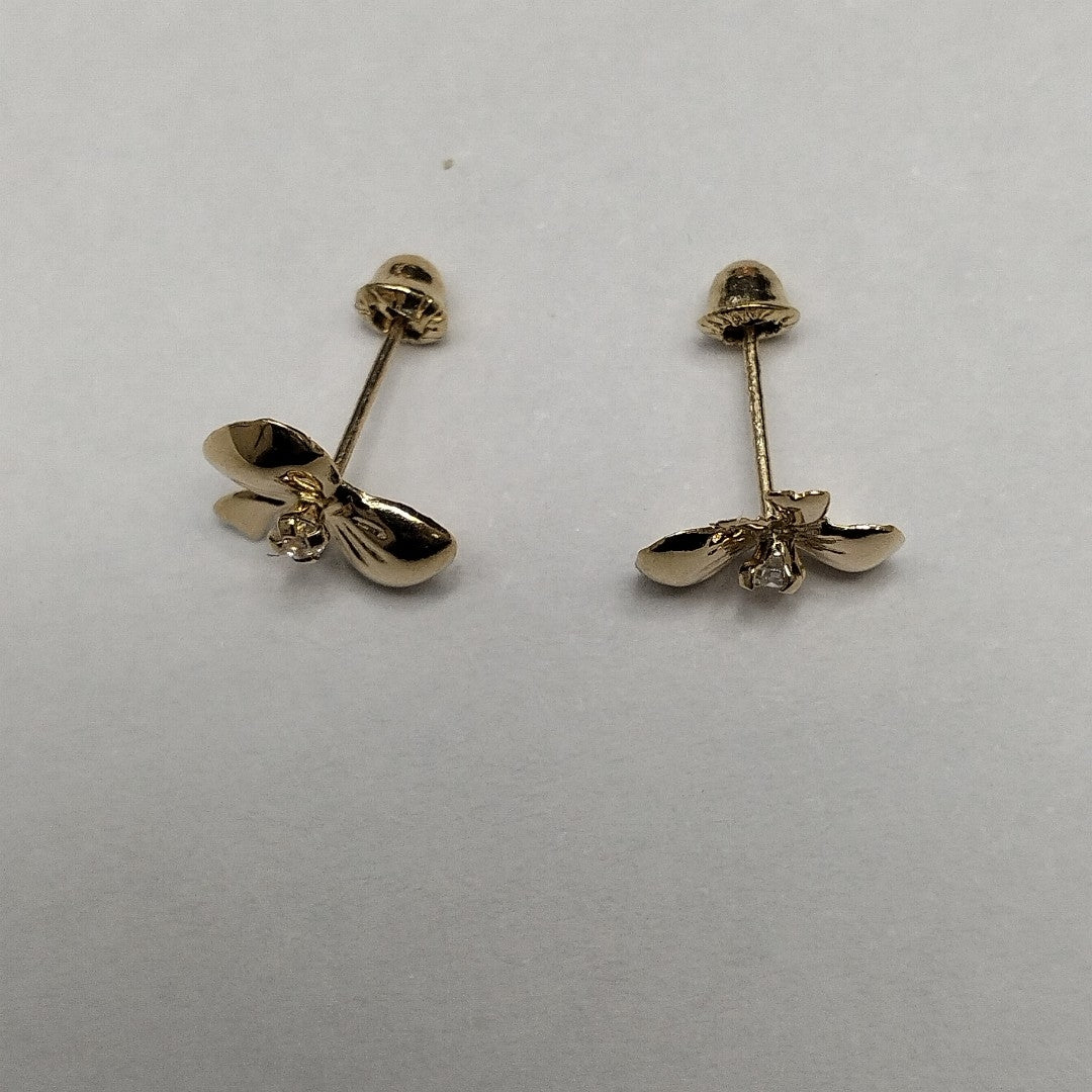 BROQUELES BROQUEL FIG MOÑO C CIRCONIA 14K 0.2441 GR (NUEVO)