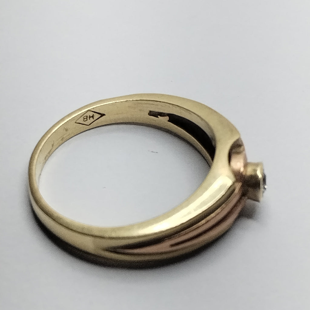 ANILLO ORO 14 K 4.3 GRMS (SEMINUEVO)
