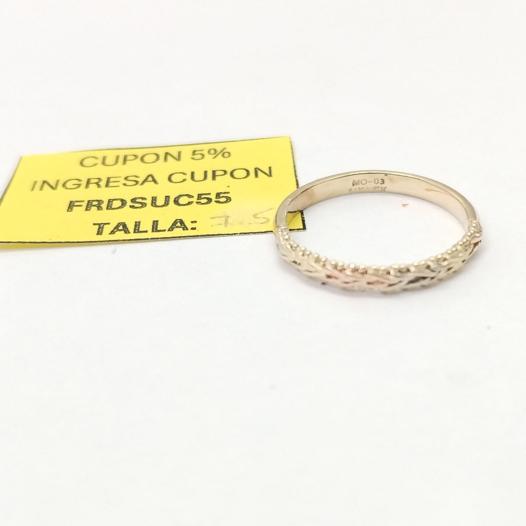ANILLITO ORO 14 K 1,90 GRMS (SEMINUEVO)