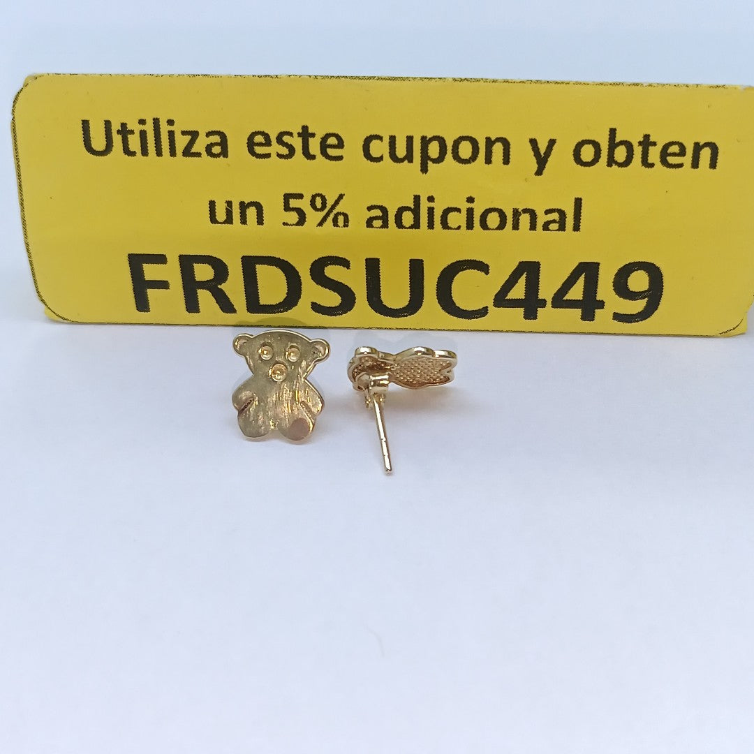 BROQUELES PAR ORO 14 K 1.5 GRMS (SEMINUEVO)