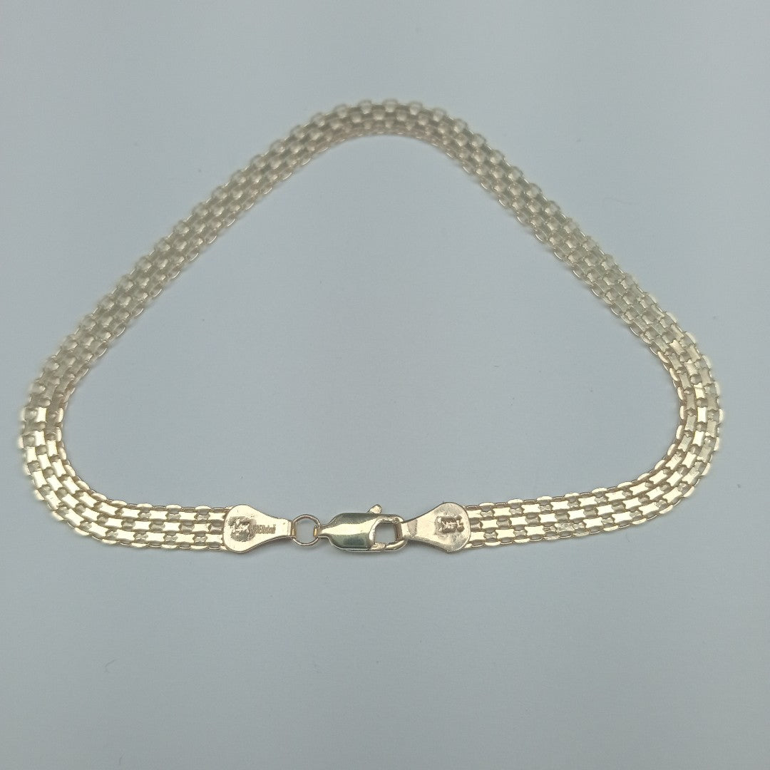 PULSERA ESPECIAL 14K 21 CM 5.1 GR (NUEVO)