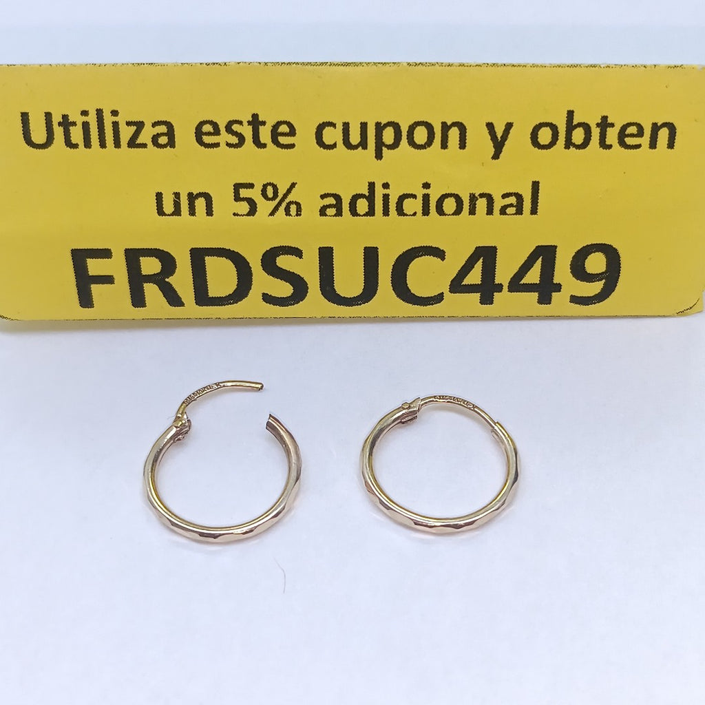 ARRACADAS PAR ORO 10 K 0.8 GRMS (SEMINUEVO)