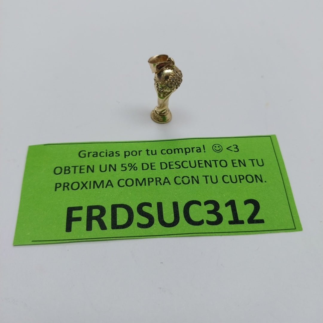 DIJE FIG COPA MUNDO 10K 2.1 GR (NUEVO)
