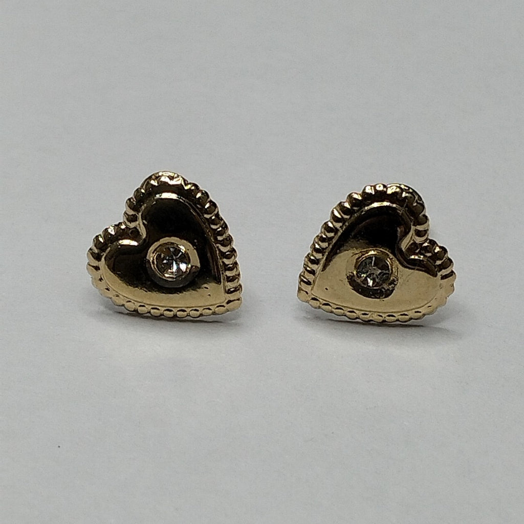 BROQUELES BROQUEL FIG CORAZON C CIRCONIA 14K 0.2614 GR (NUEVO)