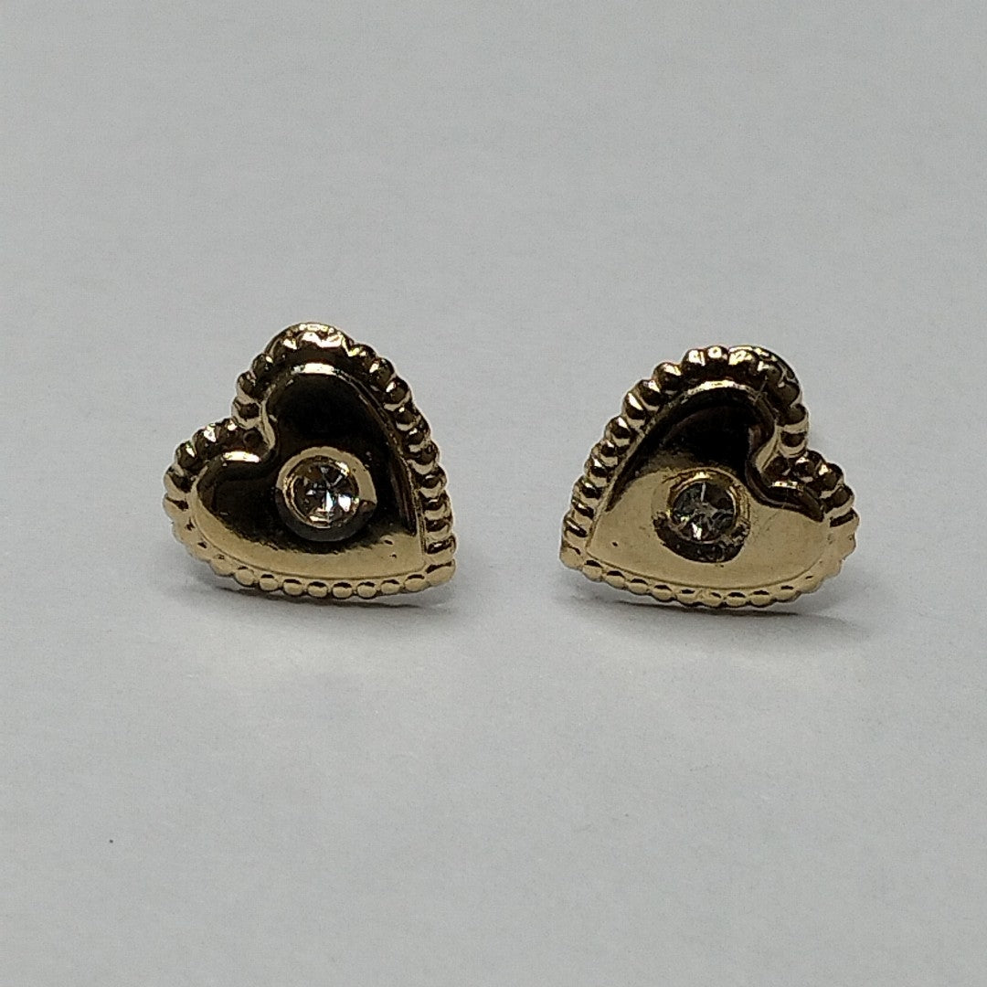BROQUELES BROQUEL FIG CORAZON C CIRCONIA 14K 0.2614 GR (NUEVO)