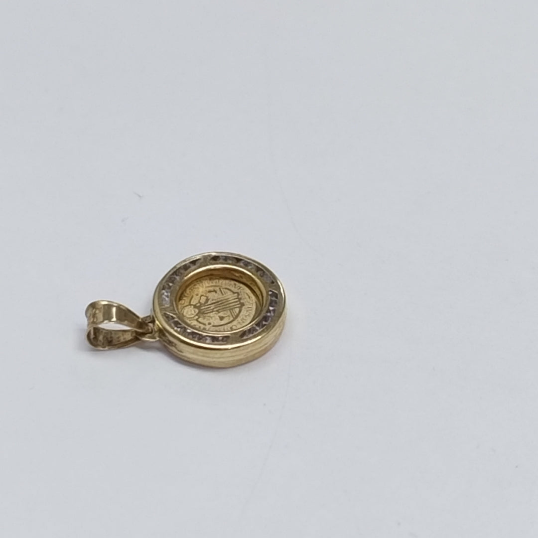 MEDALLA RELIGIOSA ORO 10 K 1,10 GRMS (SEMINUEVO)