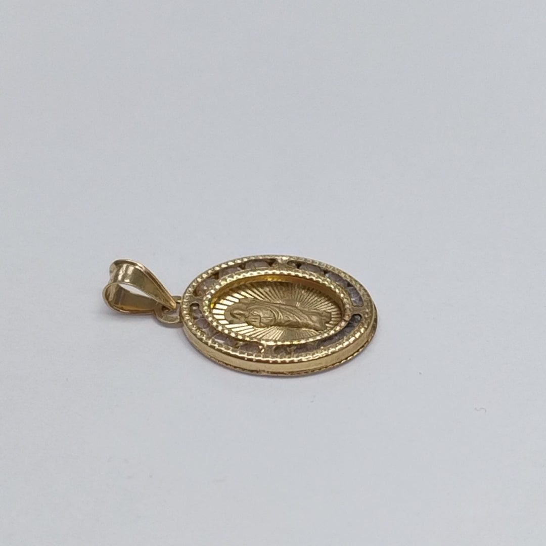 MEDALLA RELIGIOSA ORO 10 K 0.7 GRMS (SEMINUEVO)