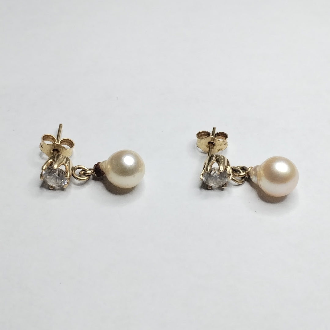 BROQUELES PAR ORO 14 K 3.4 GRMS (SEMINUEVO)