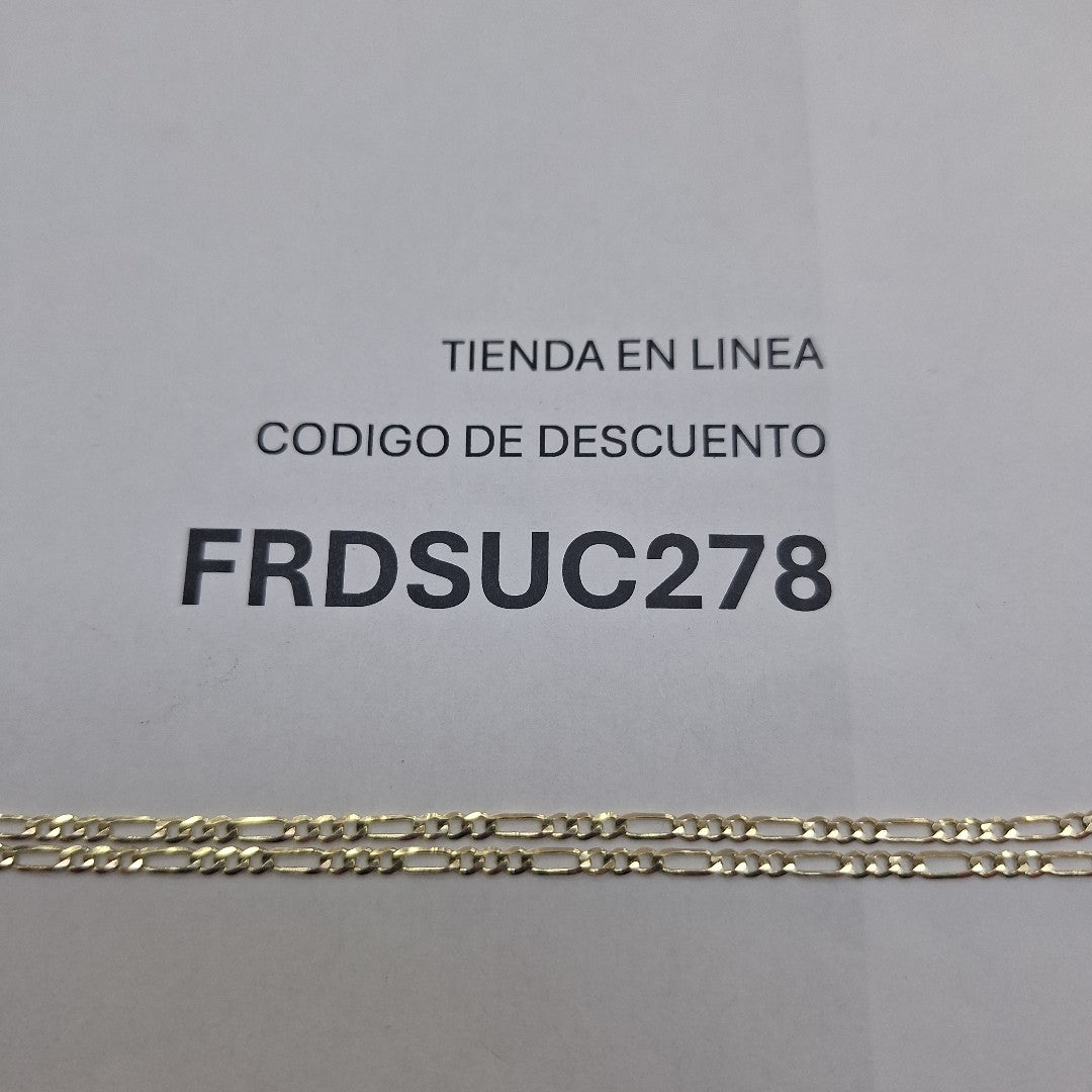 CADENA 3X1 14K 60 CM 5.4 GR (NUEVO)