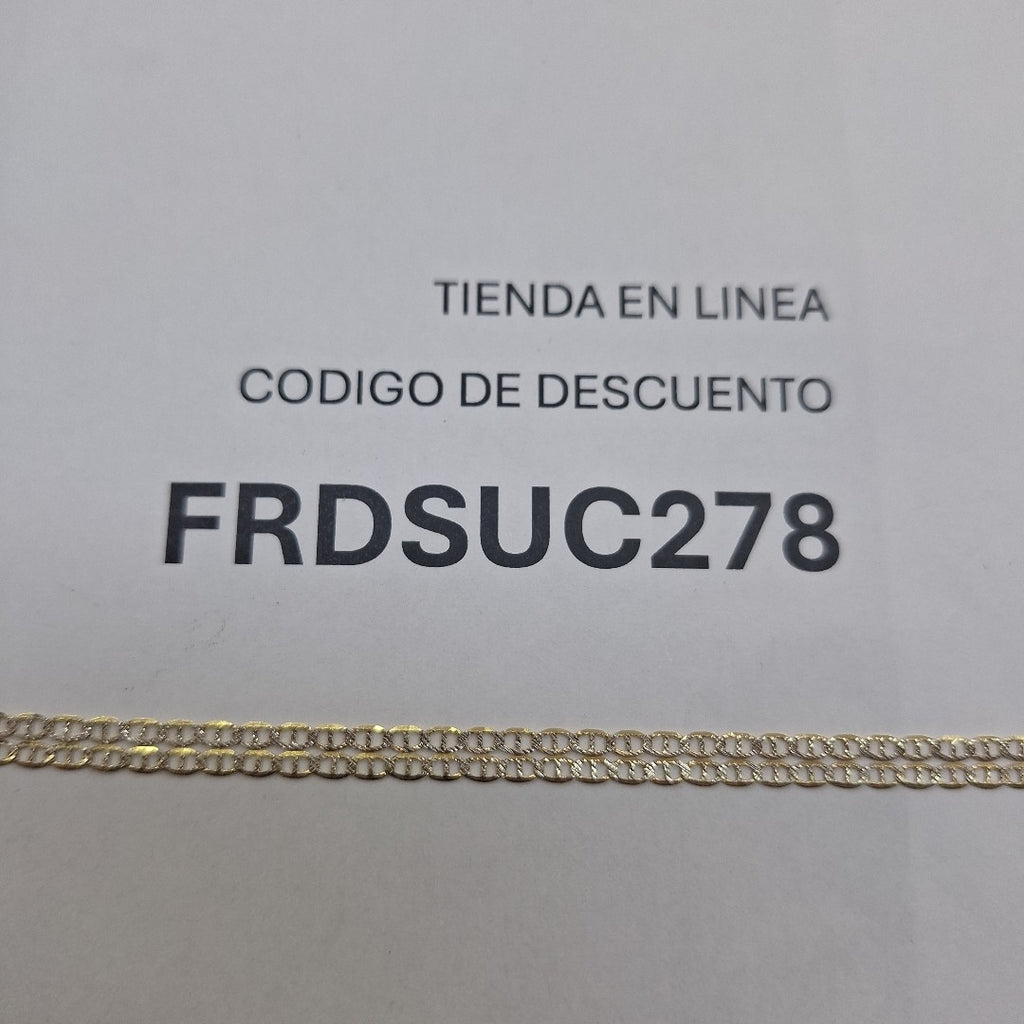 CADENA MARINERO 10K 60 CM 3.2 GR (NUEVO)