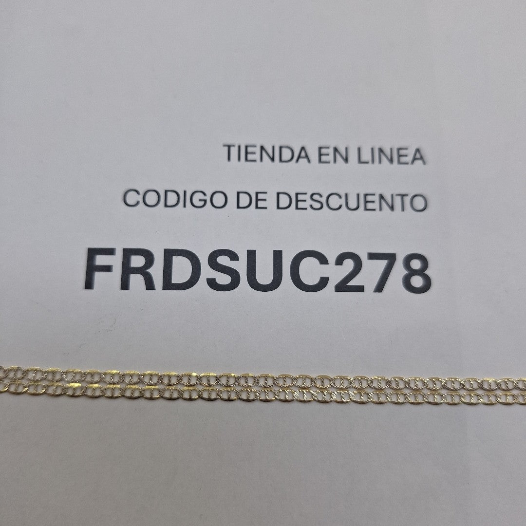 CADENA MARINERO 10K 60 CM 3.2 GR (NUEVO)