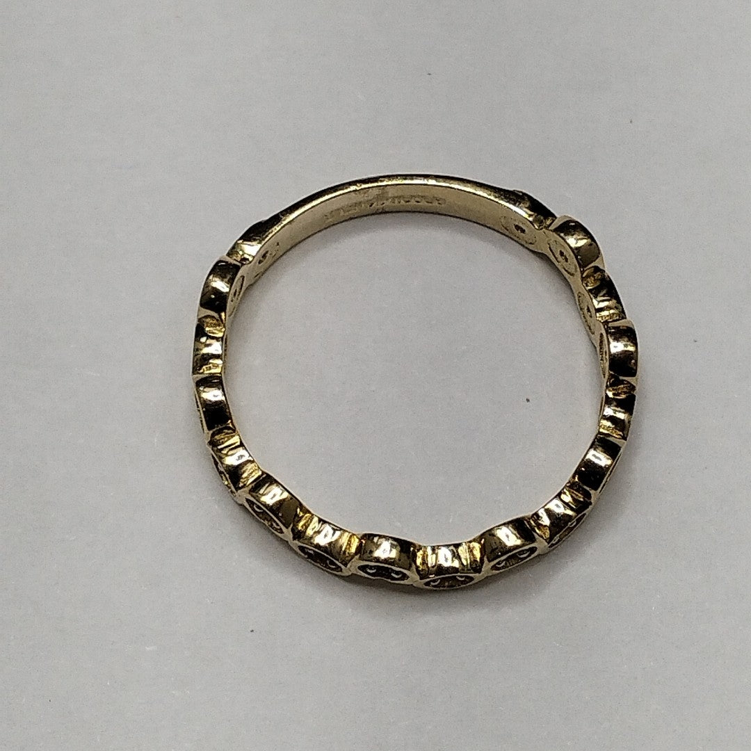 ANILLO ANILLITO C CIRCONIAS 14K 7.5 TALLA 2.3 GR (NUEVO)