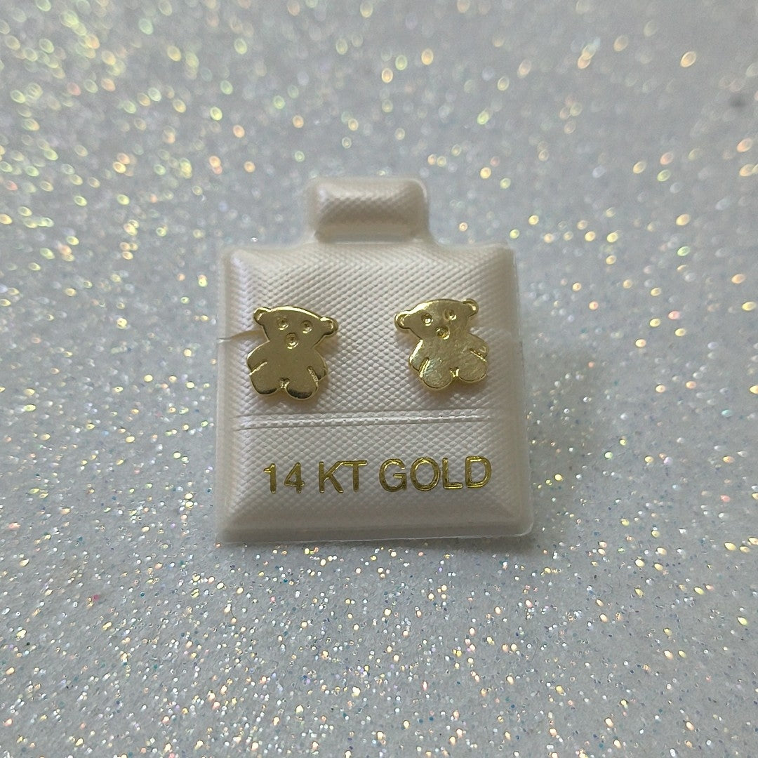 BROQUELES ORO 14K 1 (NUEVO)