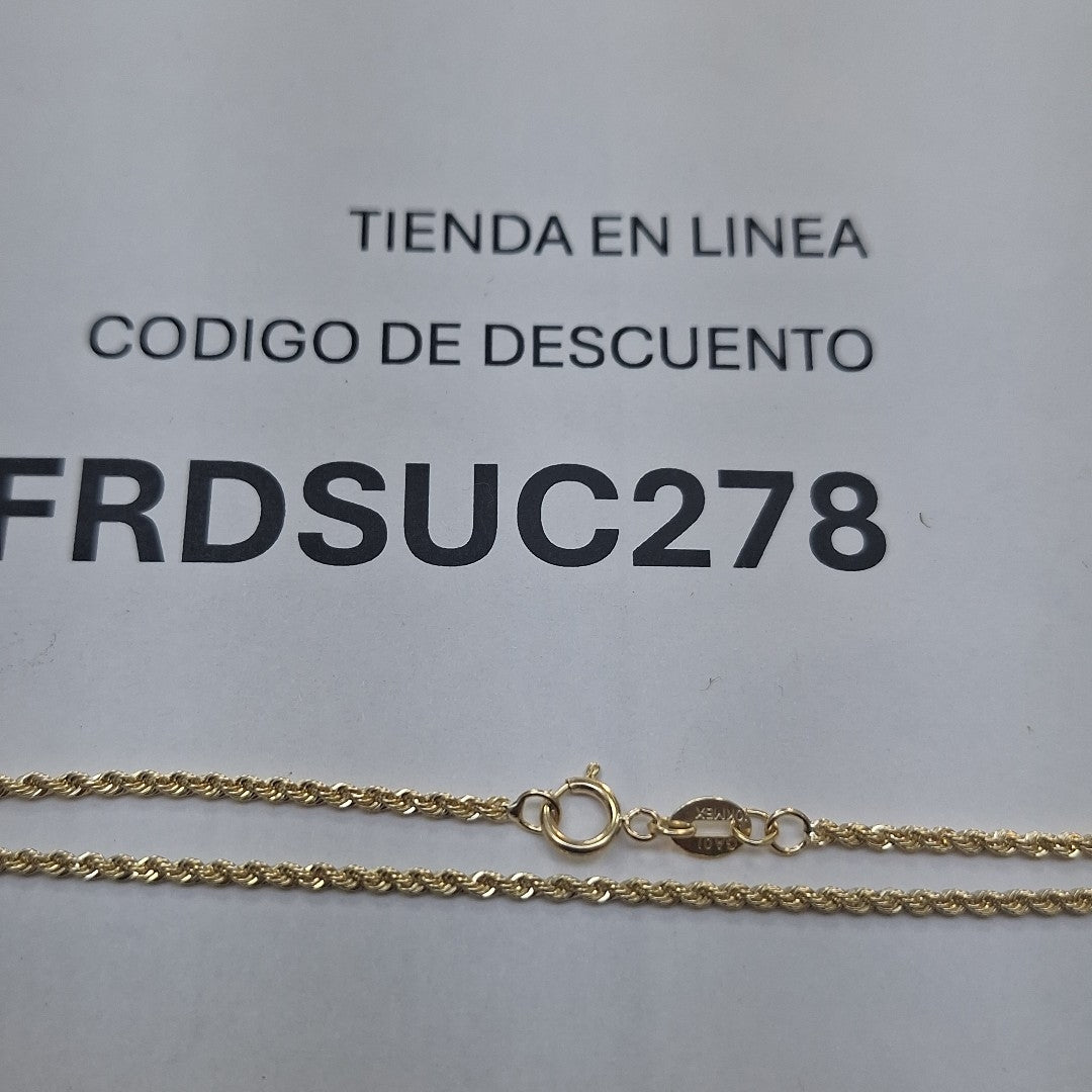 CADENA TORZAL 10K 55 CM 4.6 GR (NUEVO)