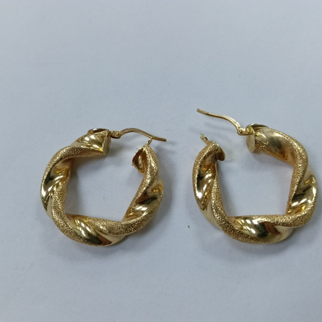 ARRACADAS PAR ORO 18 K 5.3 GRMS (SEMINUEVO)