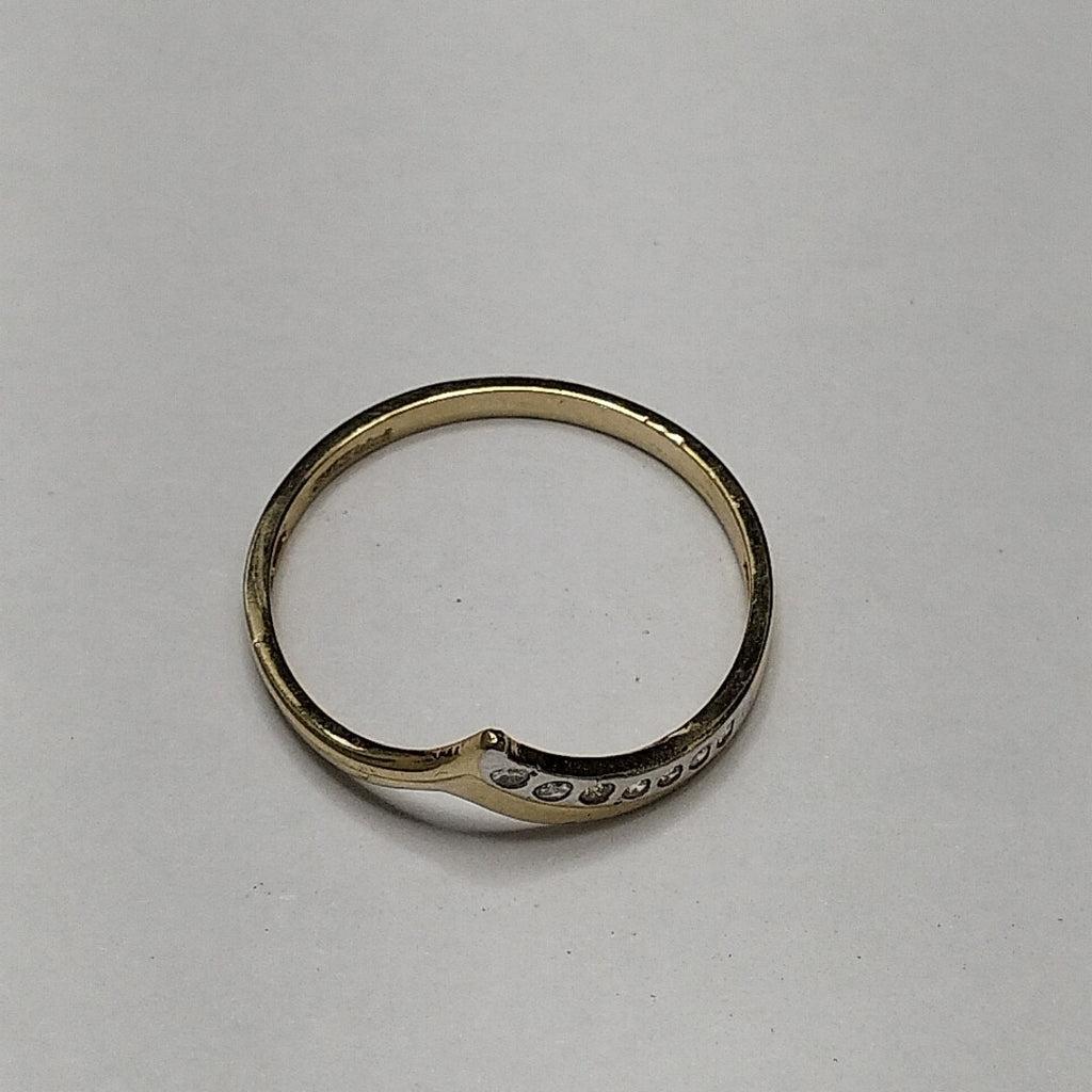 ANILLOS CON CIRCONIAS 14K TALLA 7 1 GR (NUEVO)