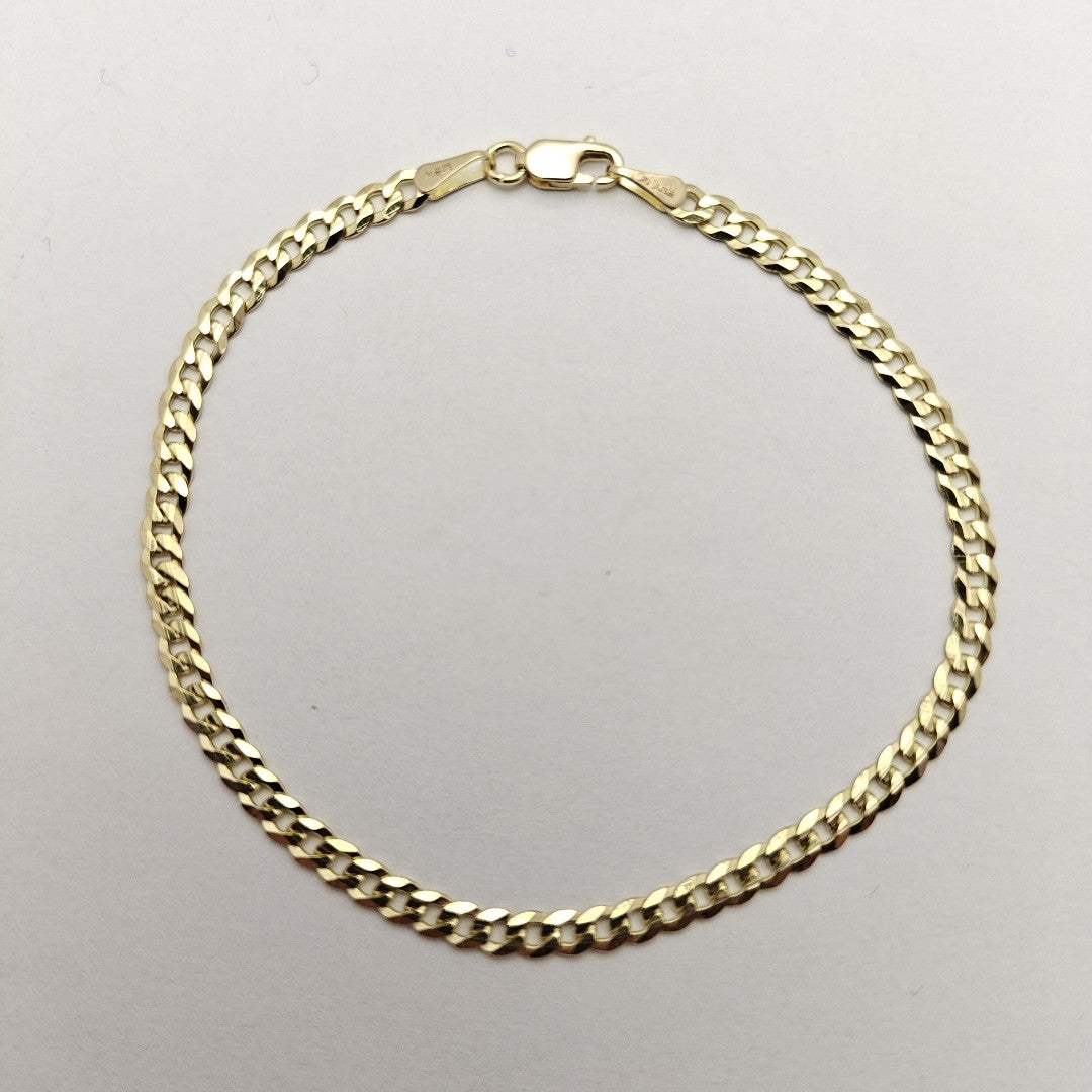 PULSERA BARBADA 14K 18 CM 3.2 GR (NUEVO)