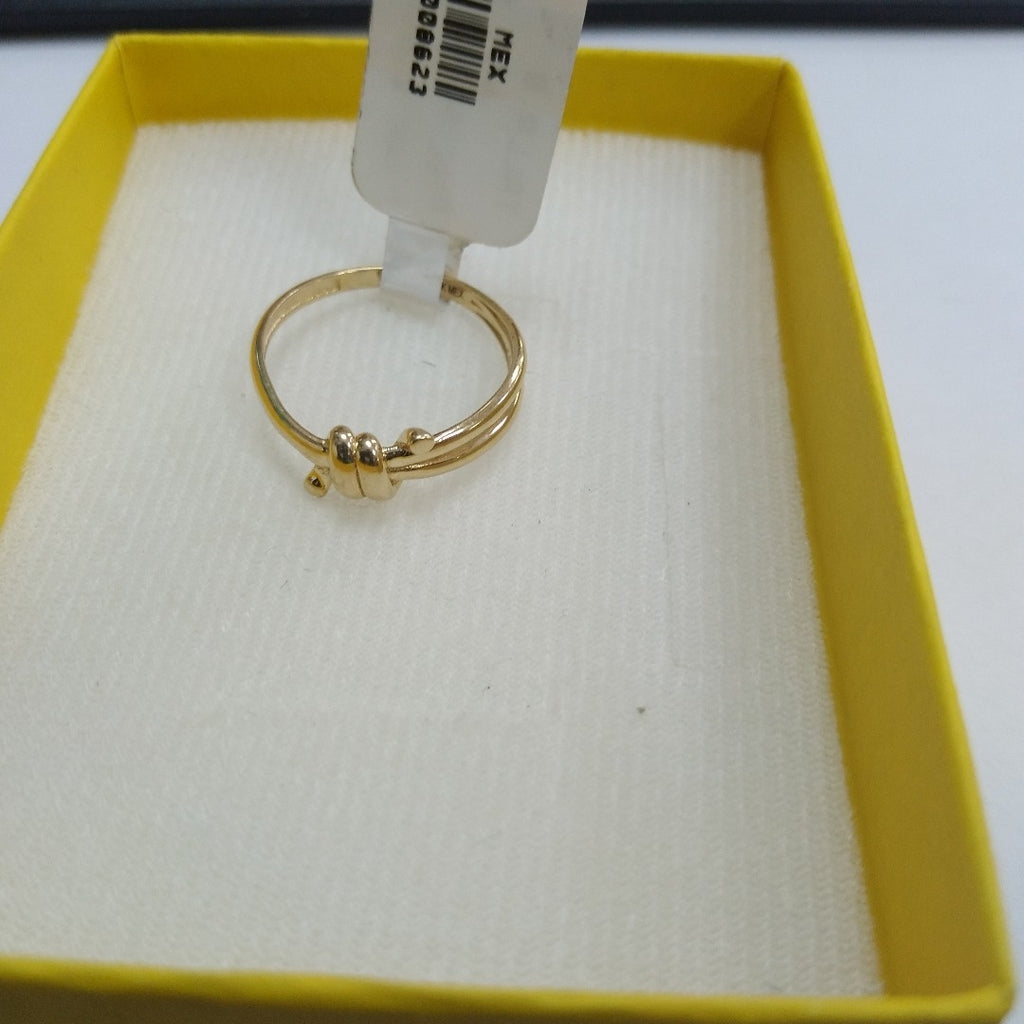 ANILLO ANILLITO C NUDO 14K 8 TALLA 2.3 GR (NUEVO)