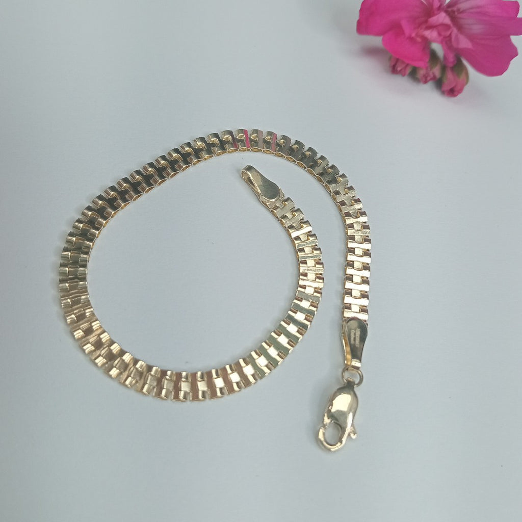 PULSERA ESPECIAL 14K 18 CM 4 GR (NUEVO)