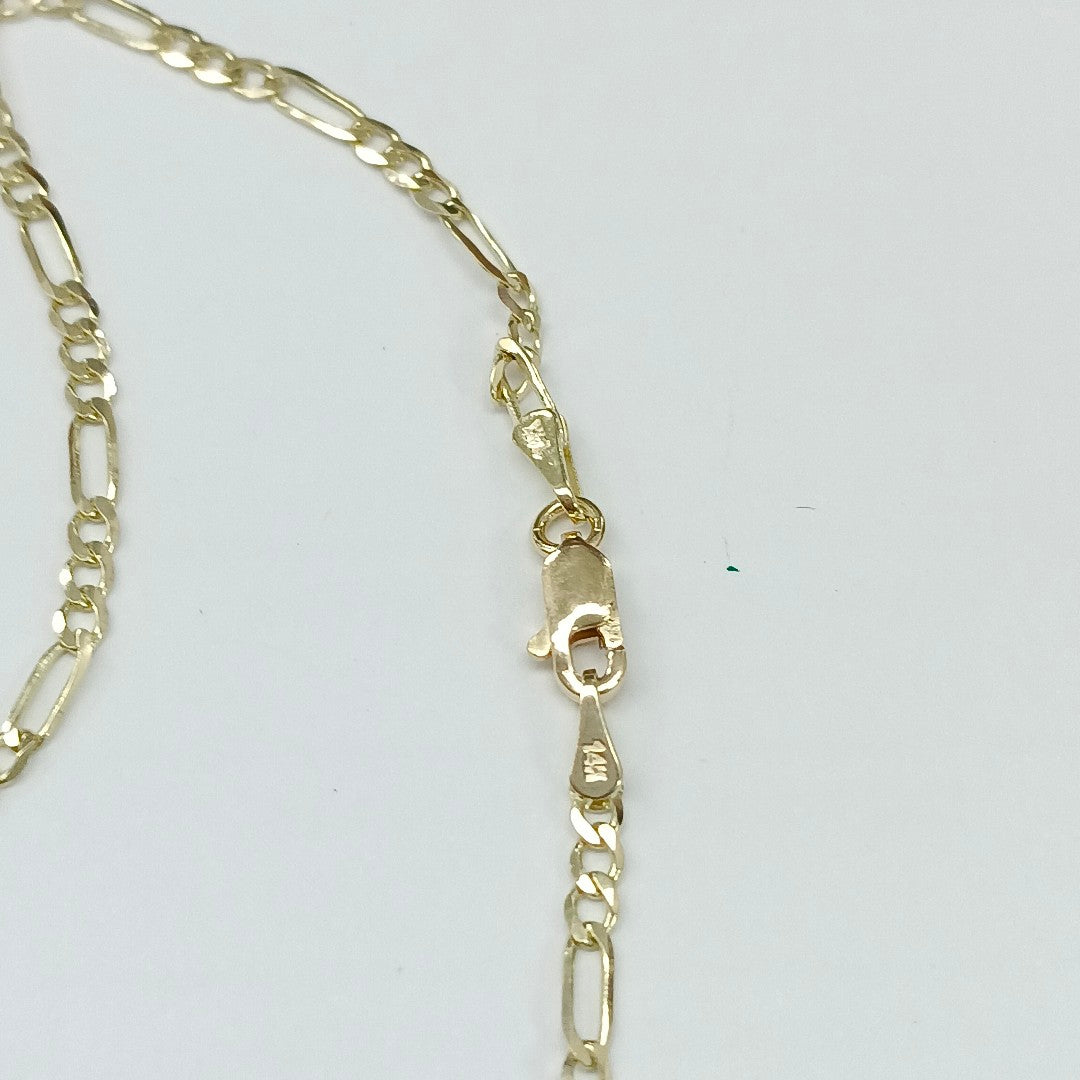 CADENA 3X1 14K 60 CM 5.4 GR (NUEVO)