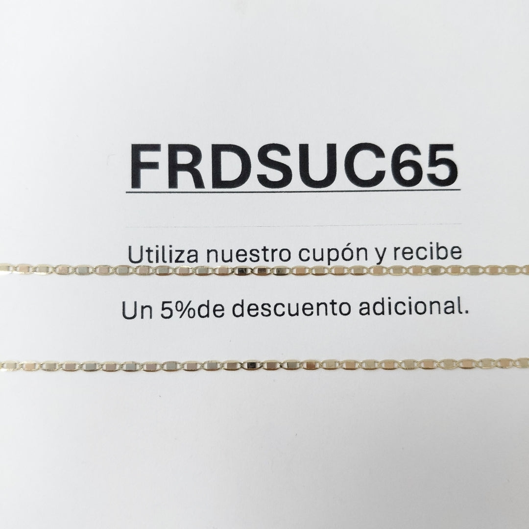 CADENA GUCHI 14K 50 CM 1.7 GR (NUEVO)