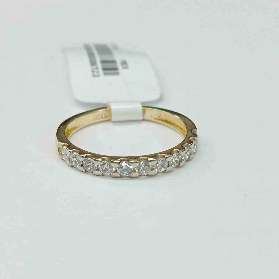 ANILLO ANILLITO MEDIA CHURUMBELA 14K 8 TALLA 2.2 GR (NUEVO)