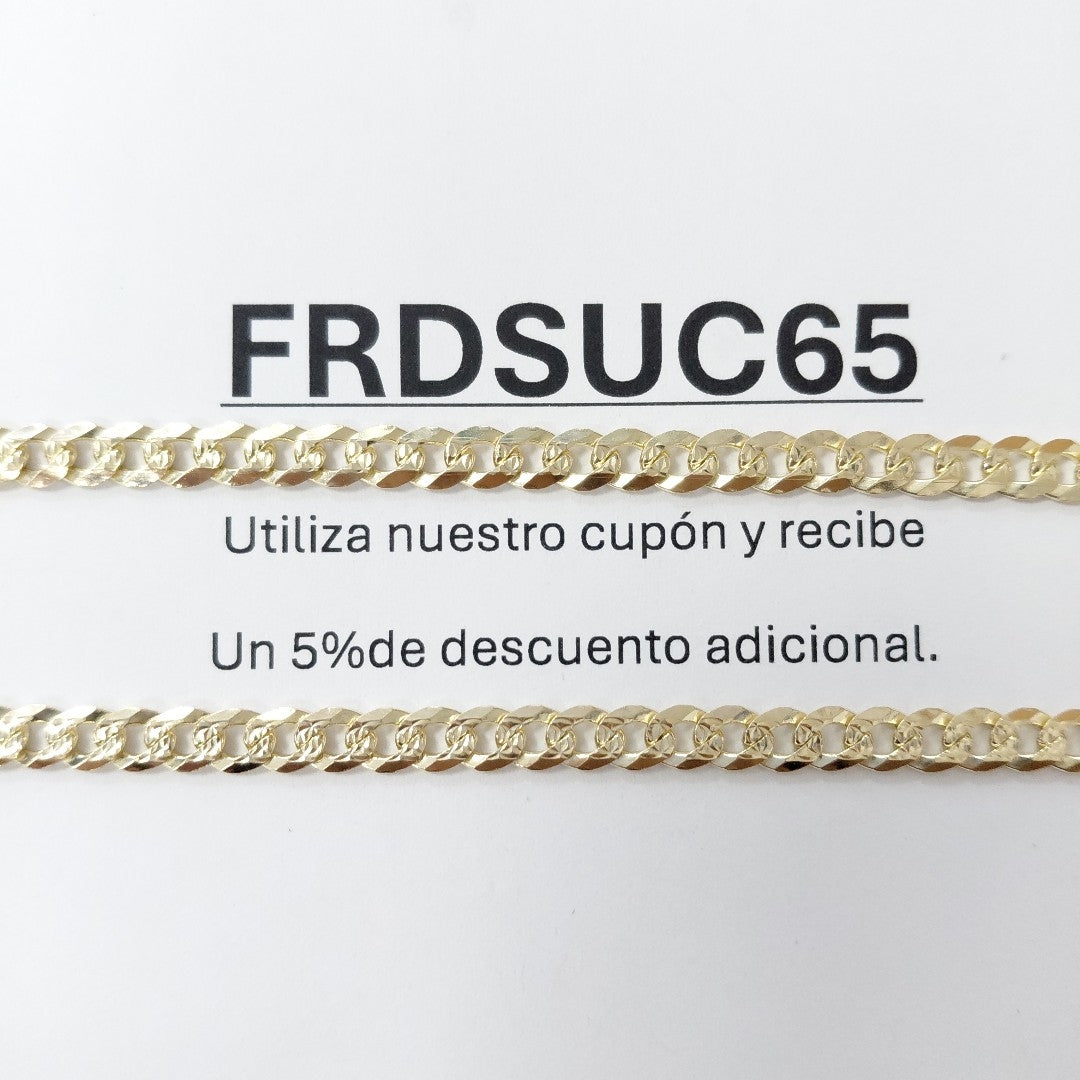CADENA BARBADA 14K 60 CM 21.3 GR (NUEVO)