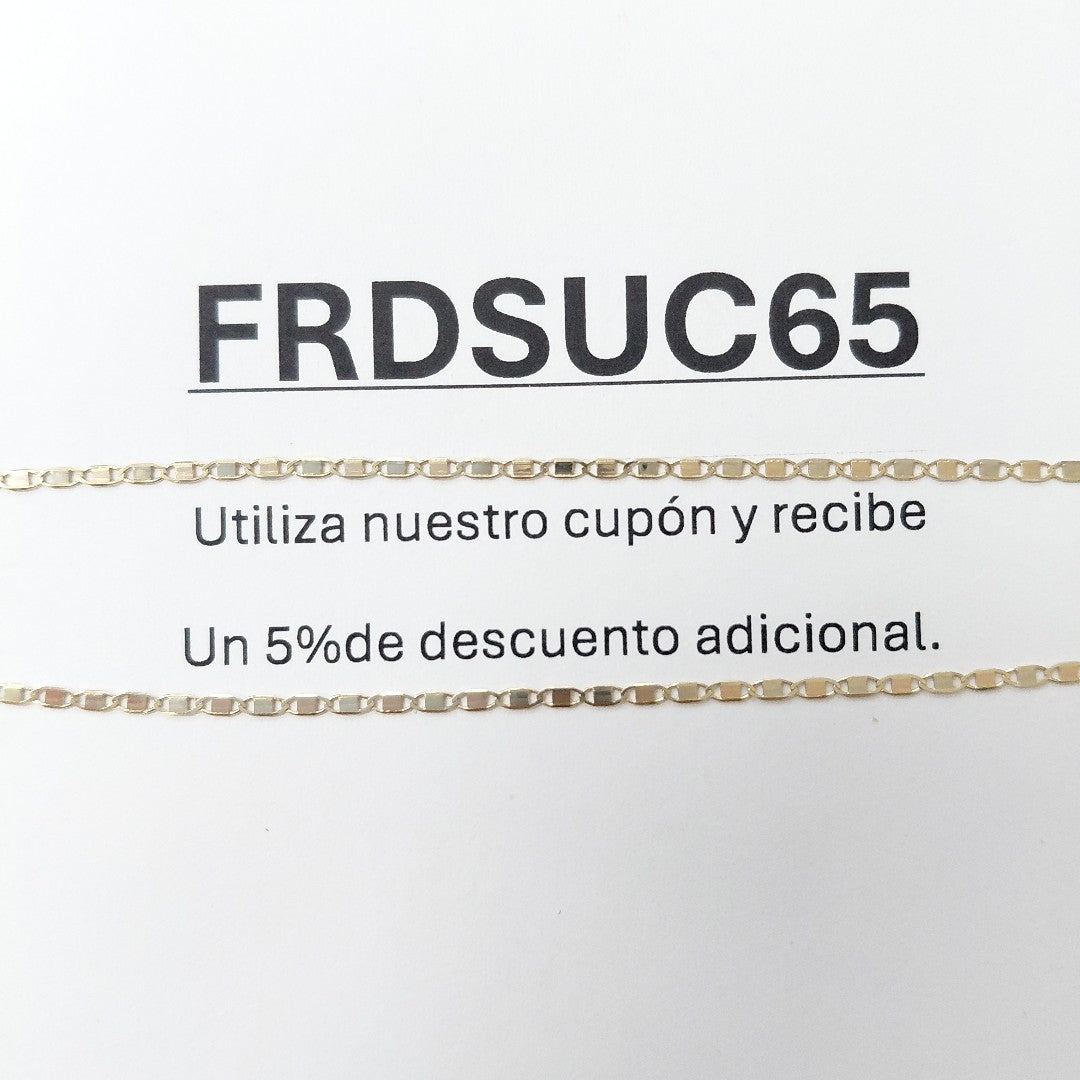 CADENA GUCHI 14K 50 CM 2 GR (NUEVO)