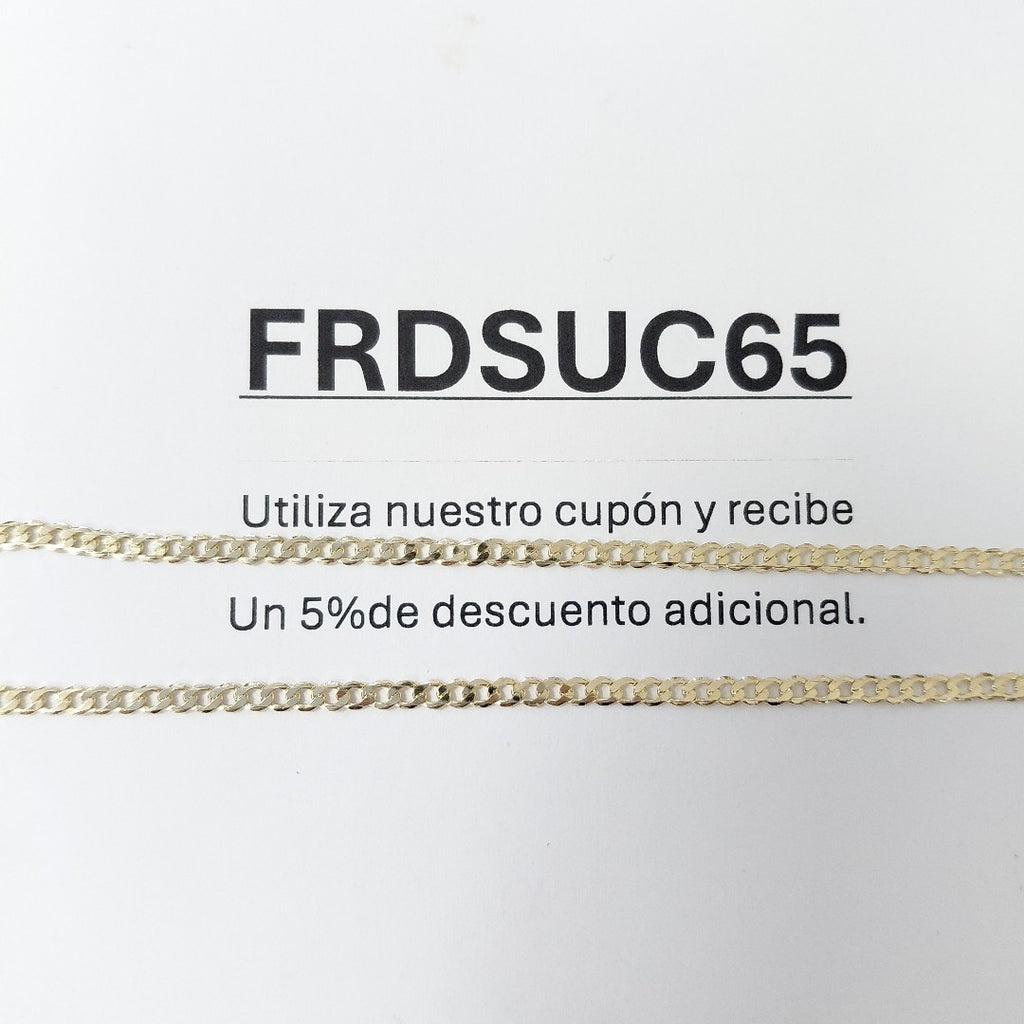 CADENA BARBADA 14K 55 CM 5.1 GR (NUEVO)