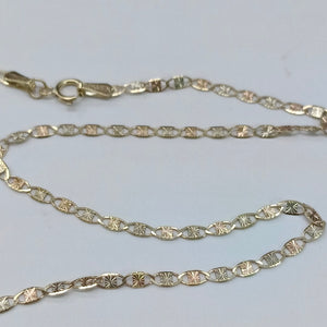 CADENAS TEJIDO GUCHI ORO 10K 55 CM 2.9 GR (NUEVO)