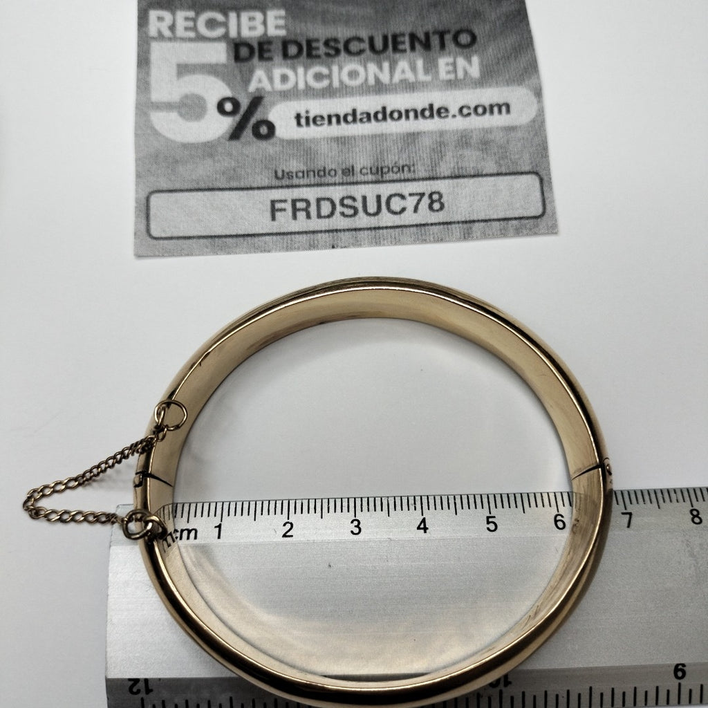 PULSERA RIGIDA ORO 18 K 30 GRMS (SEMINUEVO)