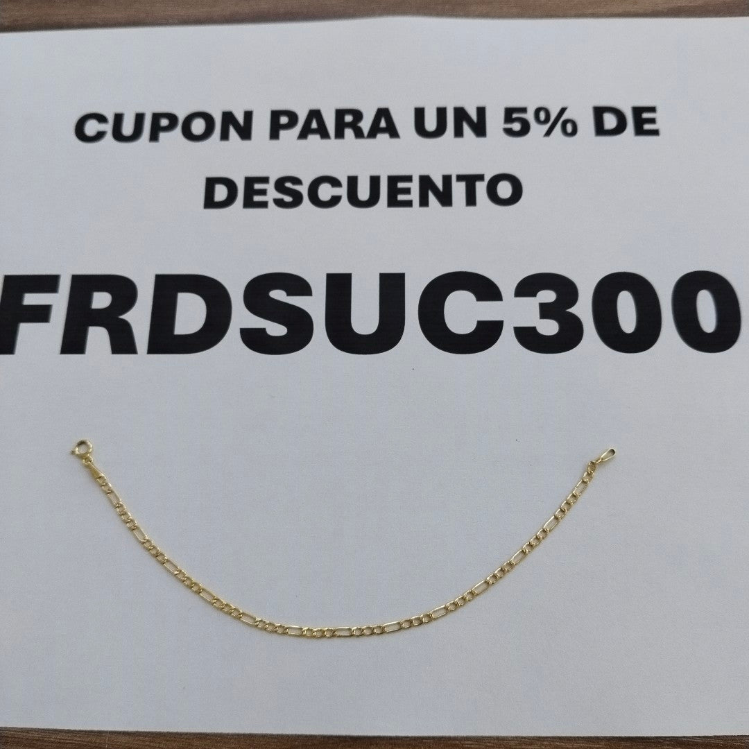 PULSERA ORO 10 K 0.8 GRMS (SEMINUEVO)