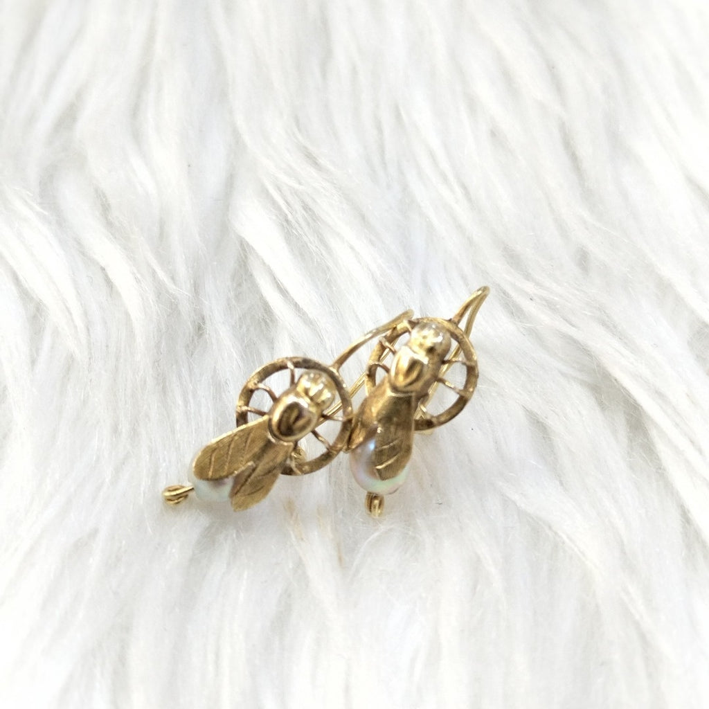 ARETES PAR ORO 8 K 1.2 GRMS (SEMINUEVO)