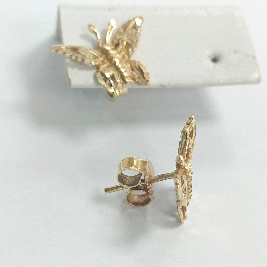 BROQUELES PAR ORO 14 K 2,70 GRMS (SEMINUEVO)