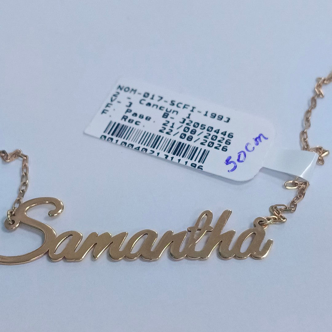 GARGANTILLA ORO 14 K 2.7 GRMS (SEMINUEVO)