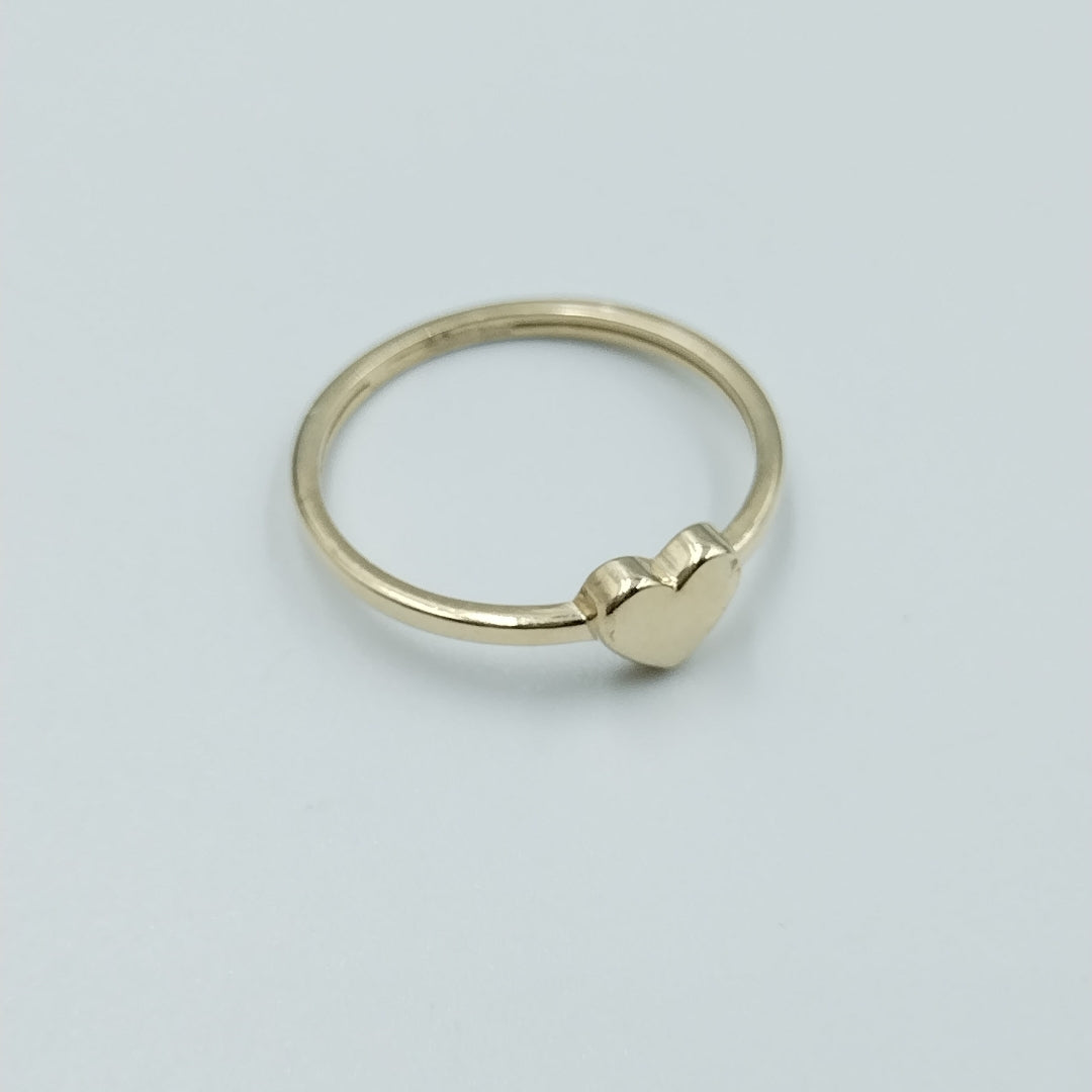 ANILLOS ANILLITO FIG CORAZON 10K TALLA 7 1.1 GR (NUEVO)