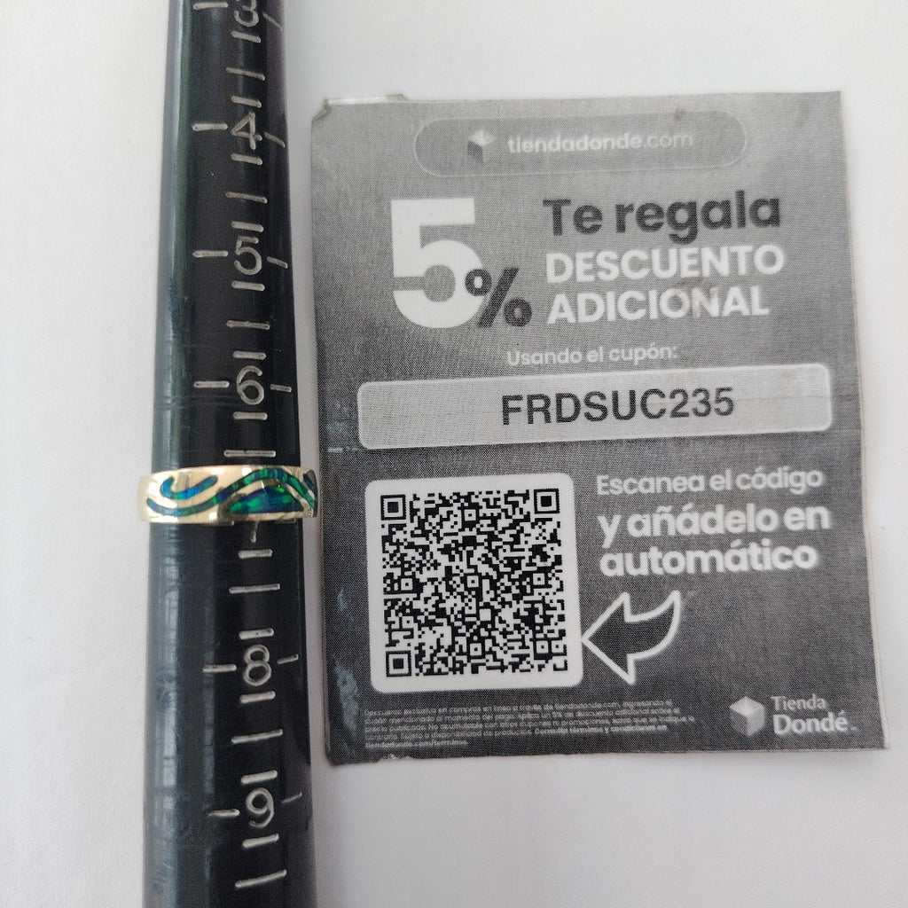 ANILLO ORO 14 K 3,90 GRMS (SEMINUEVO)