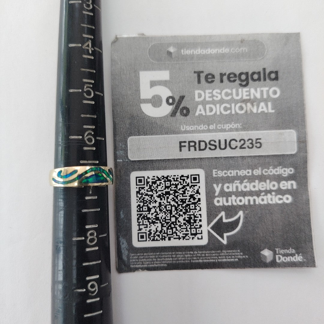 ANILLO ORO 14 K 3,90 GRMS (SEMINUEVO)