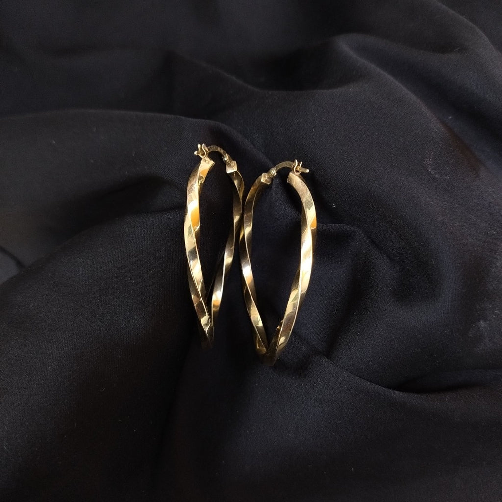 ARRACADAS PAR ORO 14 K 2.8 GRMS (SEMINUEVO)