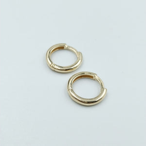 ARETES ARRACADAS LISAS 10K 1.2 GR (NUEVO)