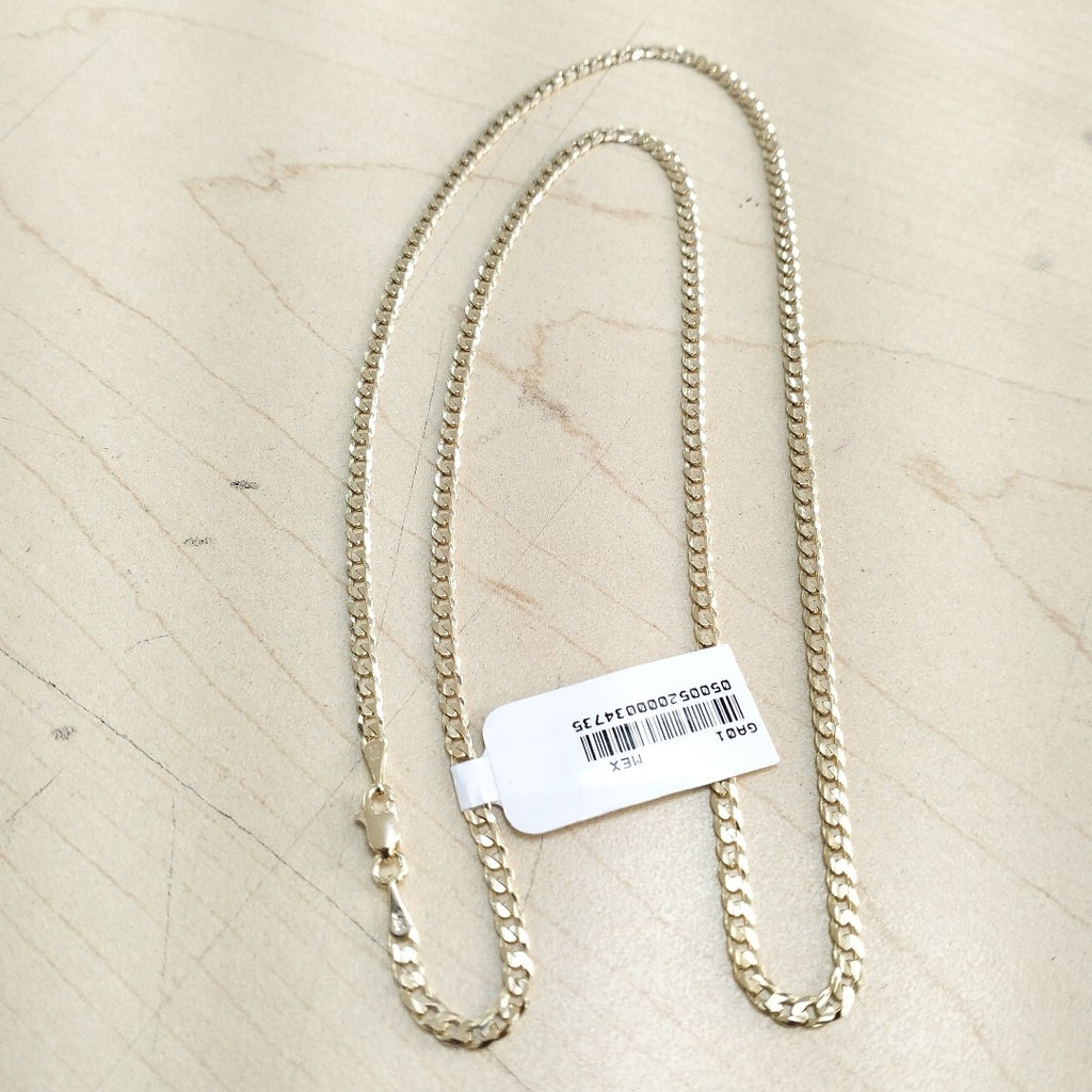 CADENA BARBADA 14K 60 CM 10 GR (NUEVO)