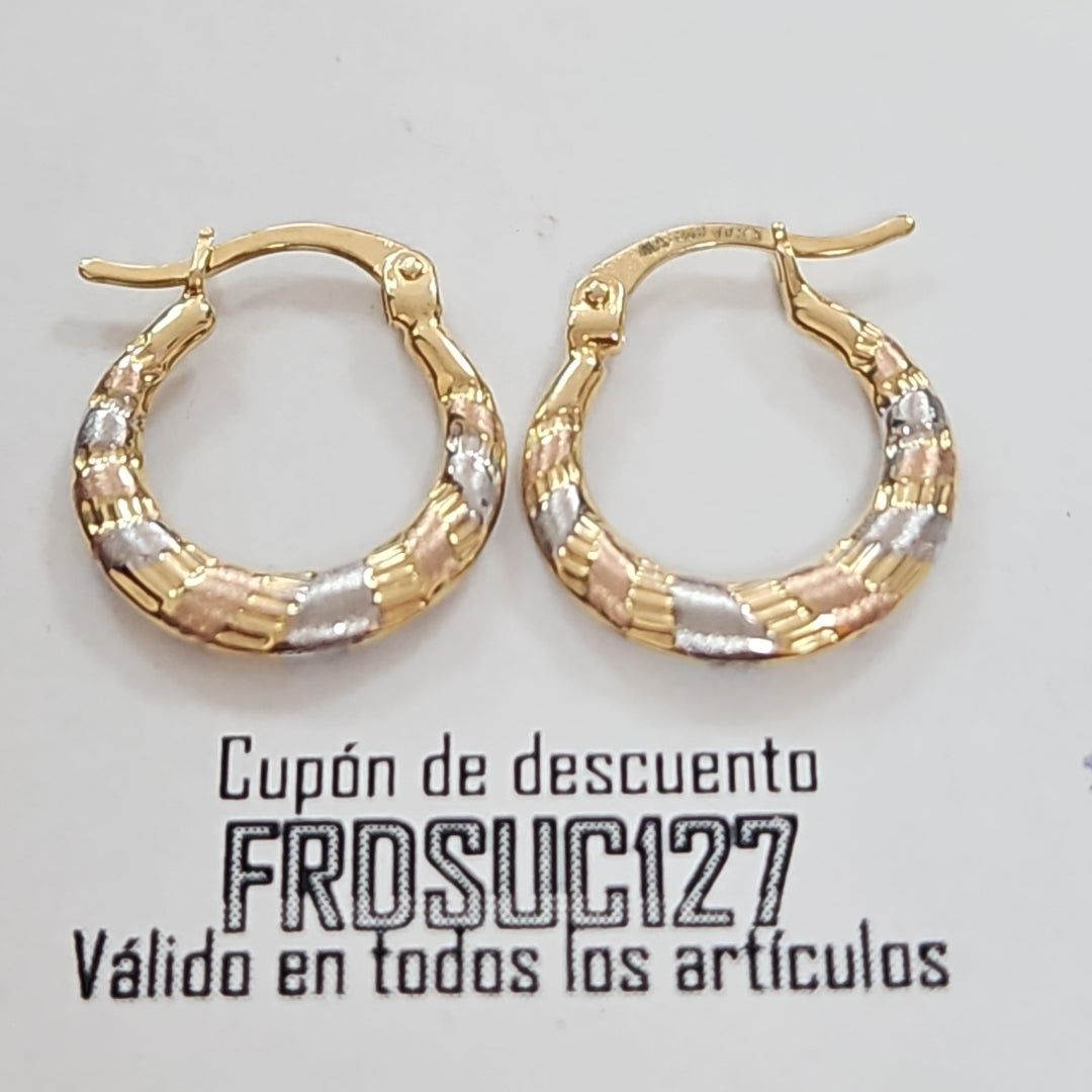 ARRACADAS ORO 10K 0.9 (NUEVO)